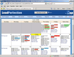 LeadPerfection Calendar